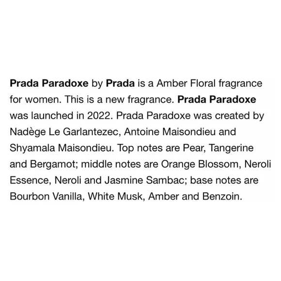 PRADA Paradoxe Eau de Parfum MINI Splash - .23 fl oz NIB - Picture 6 of 6